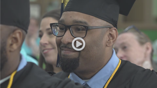 uma pep graduate in video thumbnail