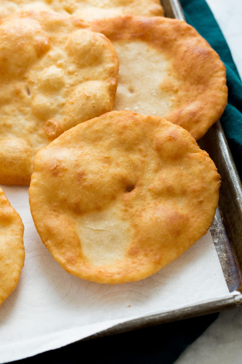 Delicious pile of fry bread